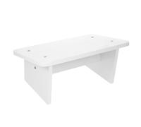 PLAFOPE Anti-Fatigue Foot Rest Mat with 30cm Warm White Sloped Surface, Non-Slip Under Desk Foot Stool for Office Use, Small Footrest Suitable for Improving Comfort and Reducing Fatigue