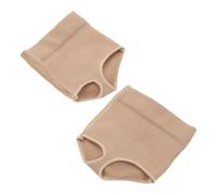 PLAFOPE Ballet Dance Toe Pads Half Size Design for Professional Dancers, Breathable Nylon and Spandex Material Shock Absorbing Pads, Lightweight Preventing Slipping and Injuries for