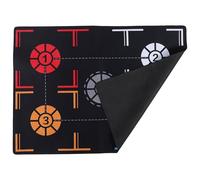 PLAFOPE Basketball Dribble Training Mat 2Mm Rubber Pad Shock Absorbing Non-Slip Basketball Footwork Mat for Youth and Adult Indoor Ball Control and Physical Training