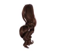 PLAFOPE Big Wave Ponytail Claws Long Curly Synthetic Hair Wig Clamp Claw for Women High Temperature Fiber Wig Hair Extension for Curly Bun Hairpiece Clip