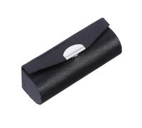 PLAFOPE Black Fabric Lipstick Case Holder with Mirror Shockproof and Easy to Carry Lipstick Storage Box for Trip and Luggage for One Lip Gloss Or Balm Random Color