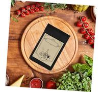 PLAFOPE Black Fabric Server Book with Non-slip Cover High Capacity Bill Holder and Writing Pad for Restaurants Cafes Bars Versatile Check Presenter and Document Organizer
