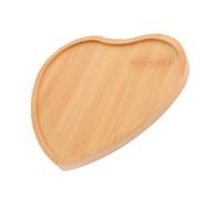 PLAFOPE Blank Bamboo Base Trays for DIY Crafts and Handmade Coasters Heart-Shaped Mosaic Coaster Base with Smooth Surface for Home Decor Art Classes and Creative Display Accessories