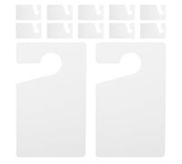 PLAFOPE Blank Pvc 15pcs Parking Permit Tags Weatherproof Writable Rear View Mirror Parking Pass Holders with Design for Vehicles and Office Use