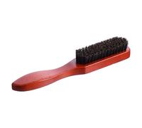 PLAFOPE Boar Bristle Beard Brush for Men Wood Handle and Gentle Detangling, Easy to Carry Curly Hair Styling Comb for Beard and Moustache Grooming, for Daily Use