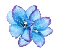 PLAFOPE Bohemian Style Artificial Lily Flower Hair Clips for Women Summer Hair Barrettes Wedding Flower Accessories Tropical Party Headdress
