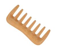 PLAFOPE Boxwood Wooden Massage Comb for Scalp Trigger Wide Tooth Design for Gentle Detangling and Hair Styling Compact Portable Tool for Men and Women Hair Care