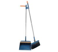 PLAFOPE Broom and Stable Dustpan Set with Hanging for Easy Storage Household Cleaning Tool with Handle Soft Bristle Sweeper for Indoor Floor Dust Removal