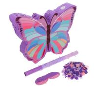 PLAFOPE Butterfly Piñata with Stick and Blindfold Set Purple Butterfly Birthday Party Piñata for Includes 50g Paper Confetti for Family and Classroom Games