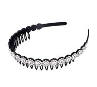 PLAFOPE Chic White Headband Hair Band for Girls Women Bridal Face Wash Slip Headdress Fashion Hair Accessories