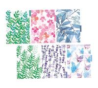 PLAFOPE Colorful A4 30-Hole Binder Dividers Tabs 6-Piece Pp Index Page Dividers for Organizing Notebooks and Planners