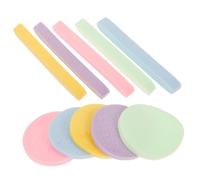 PLAFOPE Compressed Face Wash Sponges 60pcs Mixed Color Facial Cleansing Sponges for Exfoliating and Makeup Removal for Women Daily Skincare