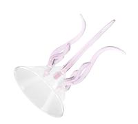 PLAFOPE Creative Pink Borosilicate Glass Octopus Cocktail Goblet, Unique Vintage-Inspired High Stem Wine Glass for Parties and Home Entertaining