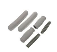 PLAFOPE Crutch Hand Grips Replacement Armpit Pads Rubber Anti-Slip Ergonomic Crutch Accessories with Handle Cushion Pads for Underarm Comfort and Rehabilitation