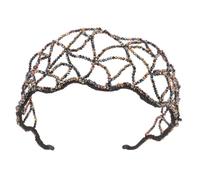 PLAFOPE Crystal Headband Ab Rhinestones Elegant Wedding Hair Jewelry for Brides Bridesmaids for Formal Events Birthdays Special Occasions