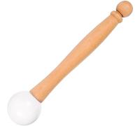 PLAFOPE Crystal Wide with Bowl Mallet Handle Wooden Singing Rubber Head Portable Application Accessory Spiritual for Sound Bowls for Playing Meditation Music