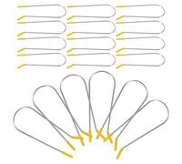 PLAFOPE Curler Clips 20Pcs 304 Stainless Steel Hot Roller Replacement Clamps for Hair Styling Random Colours for Everyday Use