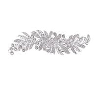 PLAFOPE Delicate Wedding Hair Comb Bridal Headpiece Rhinestone Hair Accessory Headband for Women for Bridal