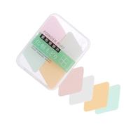 PLAFOPE Diamond Shape Powder Puff 4pcs Set Wet and Dry Facial Makeup Sponge Puff for Foundation and Loose Powder Application