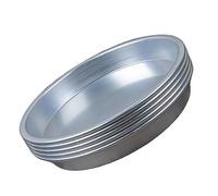 PLAFOPE Dinner Plates Set Portable and Easy to Clean Aluminium Alloy 5 Pcs Snack Containers with Simple Design for Outdoor Picnic and Barbecue for Graduation and Outdoor Dining