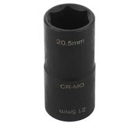 PLAFOPE Double-ended Wheel Nut Remover Socket High-strength Steel Nut Extraction Tool for Trucks Suvs Heavy-duty Wheel Lock Removal and Stripped Bolt Extraction