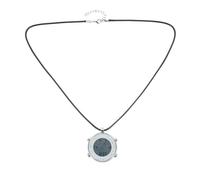 PLAFOPE Electronic Glass Pocket Hanging Multifunctional Neck Watch with Alarm for and, White Stainless Steel and Zinc Alloy, Sturdy Dial Students Elderly Suitable for School and Exams