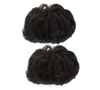 PLAFOPE Elegant Bun Hair Pieces Set of 2 Hair Bun Accessories for Women Comfortable High Temperature Silk