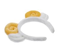 PLAFOPE Elegant Croissant Headband for Women Festival Hair Accessories Sheep Horn Ears Headband Adorable Headwear for Glastonbury Festival