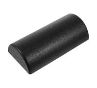 PLAFOPE Epp Black Half-Round Yoga Roller for Muscle Re-Education and Spinal Stabilization, Smooth Surface Fitness Roller for Massage and Yoga Exercises