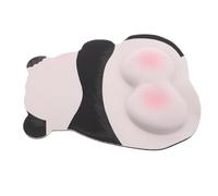PLAFOPE Ergonomic Panda Shaped Mouse Pad Wrist Support with Nonslip Base Cute Pink Design for Office Gaming Computer Laptop Lightweight Kawaii Decor Mouse Mat Wrist Rest