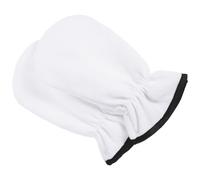 PLAFOPE Exfoliating Hand Beauty Care Gloves with Essential Oil, Thermal Heat Preservation Mittens for Women, 1 Pair White Hand Healing Spa Gloves