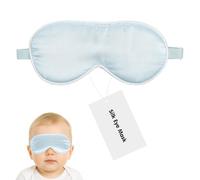 PLAFOPE Eye Mask Made of Breathable Silk with Easy-to-Adjust Ear Hooks, Sleeping Eye Shade for Comfortable Naps and Soothing Sleep for Boys