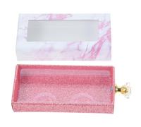 PLAFOPE Fake Eyelash Drawer Case Window Shape Storage Container Easy to Open and Close Handle Design