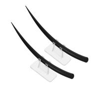 PLAFOPE False Eyelashes Model Eyelash Display Model 2pcs Large Curl Training and Teaching Demonstration Tool Display Stand for Beauty Supplies