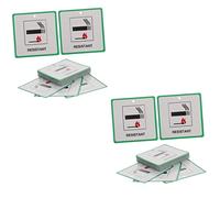 PLAFOPE Fire Safety Warning Labels for Furniture 100Pcs Coated Durable Tags with Holes Highly Visible Fire Safety Labels for Home and Workplace Furniture Protection