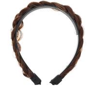 PLAFOPE Fishbone Braid Headband Plaited Design for Women Slip Face Washing Headband Daily Hair Accessories for Outdoor Use