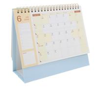PLAFOPE Flip Desk Calendar Standing Daily Planner and Habit Tracker Multi-scene Novelty Desk Calendar Decoration Ornament for Office Home Collaborative Workspaces