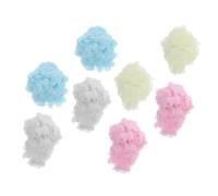 PLAFOPE Flocking Powder DIY Craft Kit 8pcs 3mm White Pink Yellow Blue Flocking Powder for Doll Miniature Basing Handicraft Decoration Art Projects
