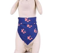 PLAFOPE Foldable Dog Bandana Scarf in Polyester with Unique Printed Design, Keeps Dog Clean and Comfortable, for Party and Dress up Your Pet