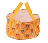 PLAFOPE Foldable Foot Basin Lightweight Easy to Carry Oxford Cloth Portable Outdoor Foot Soak Basin for Camping and Washing Clothes Space Saving