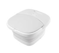 PLAFOPE Folding Foot Massage Basin with Acupoint Stimulating Bumps Portable Soak Bucket for Home Use White Foot Bath Suitable for Elderly Relaxation and Pedicure Therapy