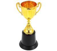 PLAFOPE Football Trophy Award Golden Plastic Small Trophy Cup for Event Team Competitions Cohesion