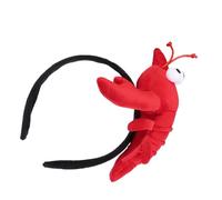 PLAFOPE Funny Lobster Headband for Soft Animal Hairband for Boys and Cute Headdress for Birthday Parties Holiday Gatherings and Daily Fun