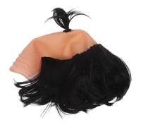 PLAFOPE Funny Samurai Bald Wig Hairpiece for Cosplay Party, Made from Comfortable High Temperature Fibre and Vinyl, Novelty Accessory for Role Playing and Festival Gifts