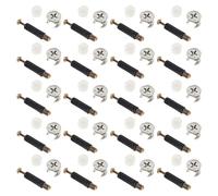 PLAFOPE Furniture Connector Kit with Embedded Rods Eccentric Cam Locks and Nylon for Wardrobe Table Cabinet Fixing Stable Hardware Screws for Secure Assembly and Quick Installation