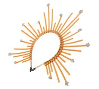 PLAFOPE Goddess Crown Headband Sunburst Spike Headdress Elegant Headband for Party Cosplay Carnival Women Sun Tiaras for Women for Halloween Festival Photo Prop