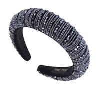 PLAFOPE Gorgeous Crystal Headband Hair Accessories Tiara for Women Wedding Hair Hoop Glitter Band