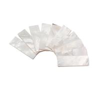 PLAFOPE Guitar Fretboard Inlay Markers Rectangular Shape Seashell 10 Pcs White for Neck Fingerboard DIY Decoration Easy to Install Guitar Accessories
