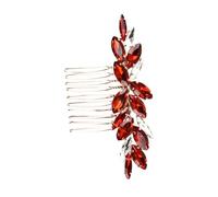 PLAFOPE Hair Comb Easy to Put on Feature for Brides and Bridesmaids Elegant Wedding Bridal for Christmas or Birthday Celebrations, Alloy Material, Chic and Sparkly Design