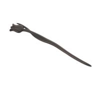 PLAFOPE Handcrafted Rose Carved Wooden Hair Stick for Traditional Hairstyles Vintage Chinese Hairpin for Women Simple Decorative Hair Accessory for Everyday Use